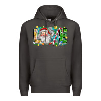 Smoke Love Santa Premium Hoodie - CowhideDigitalArt