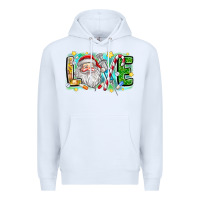 White Love Santa Premium Hoodie - CowhideDigitalArt