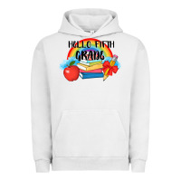 Pigment Lunar Rock back to school hello fifth grade 3200x2400 Urban Hoodie - AdoDesignShop