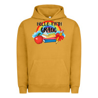 Pigment Peanut Butter back to school hello fifth grade 3200x2400 Urban Hoodie - AdoDesignShop