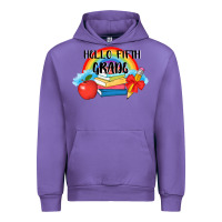 Tulip back to school hello fifth grade 3200x2400 Urban Hoodie - AdoDesignShop