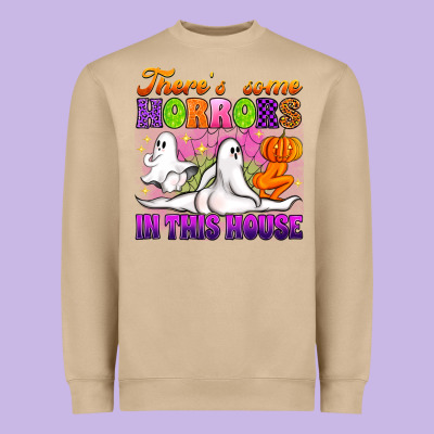 Theres Some Horrors In This House Heavyweight Sweatshirt Designed By Artiststas