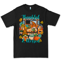 Black Thankful Blessed Premium Tee - texasbilliewilder