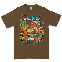 Cacao Thankful Blessed Premium Tee - texasbilliewilder