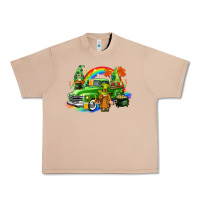 Burro St. Patrick's Day truck with gnomies Urban Heavy Tee - CowGirlArtShop