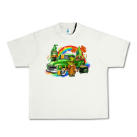 Pistachio St. Patrick's Day truck with gnomies Urban Heavy Tee - CowGirlArtShop