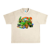 Sandshell St. Patrick's Day truck with gnomies Urban Heavy Tee - CowGirlArtShop