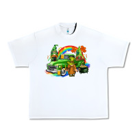 White St. Patrick's Day truck with gnomies Urban Heavy Tee - CowGirlArtShop