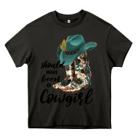 Asphalt Should Have Been A Cowgirl Heavy Core Tee - JahusDesignShop