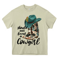 Mossy Should Have Been A Cowgirl Heavy Core Tee - JahusDesignShop