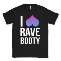 Black I Love Rave Booty I Heart Rave Tops Classic Tee - longCreatives