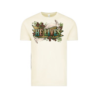 Vintage Arctic He lives Easter Day Vintage Tee - HowdyJamesFarm