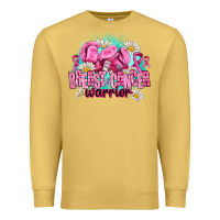 Antique Gold breast cancer warrior Premium Sweatshirt - AdoDesignShop
