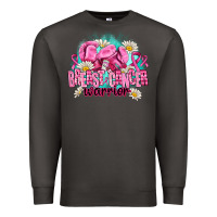 Smoke breast cancer warrior Premium Sweatshirt - AdoDesignShop