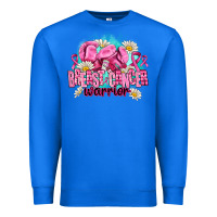 True Royal breast cancer warrior Premium Sweatshirt - AdoDesignShop