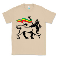 Mushroom Rasta Lion of Judah Rastafarian Reggae Lion and Christian Classic Tee - longCreatives