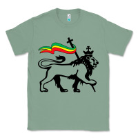 Sage Rasta Lion of Judah Rastafarian Reggae Lion and Christian Classic Tee - longCreatives