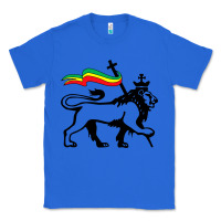 True Royal Rasta Lion of Judah Rastafarian Reggae Lion and Christian Classic Tee - longCreatives