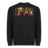 Christmas Jolly Nurse Heavyweight Sweatshirt | Teevron