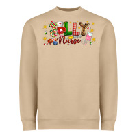 Mushroom Christmas jolly nurse Heavyweight Sweatshirt - Artiststas