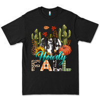 Black Howdy Fall Premium Tee - texasbilliewilder