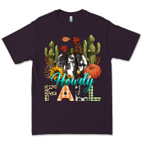 Plum Howdy Fall Premium Tee - texasbilliewilder
