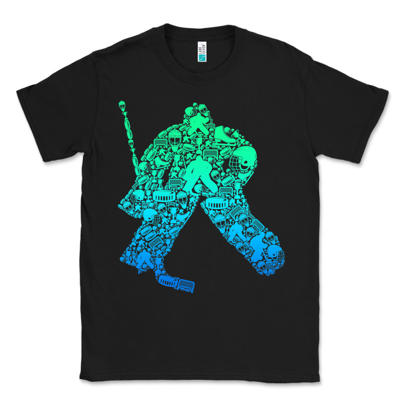 Ice Hockey Goalie Hockey Player Youth Men Kids Boys Classic Tee by longCreatives | Teevron