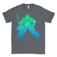 Charcoal Heather Ice Hockey Goalie Hockey Player Youth Men Kids Boys Classic Tee - longCreatives