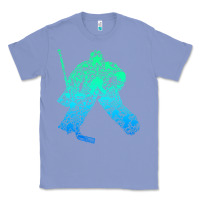Colony Blue Ice Hockey Goalie Hockey Player Youth Men Kids Boys Classic Tee - longCreatives