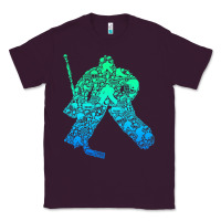 Plum Ice Hockey Goalie Hockey Player Youth Men Kids Boys Classic Tee - longCreatives