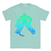 Seafoam Ice Hockey Goalie Hockey Player Youth Men Kids Boys Classic Tee - longCreatives