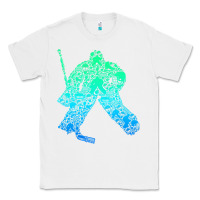White Ice Hockey Goalie Hockey Player Youth Men Kids Boys Classic Tee - longCreatives