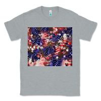 Heather Grey American flag sparkly  tumbler Classic Tee - HowdyJamesFarm