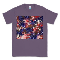 Lavender American flag sparkly  tumbler Classic Tee - HowdyJamesFarm