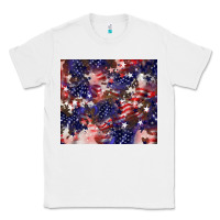 White American flag sparkly  tumbler Classic Tee - HowdyJamesFarm