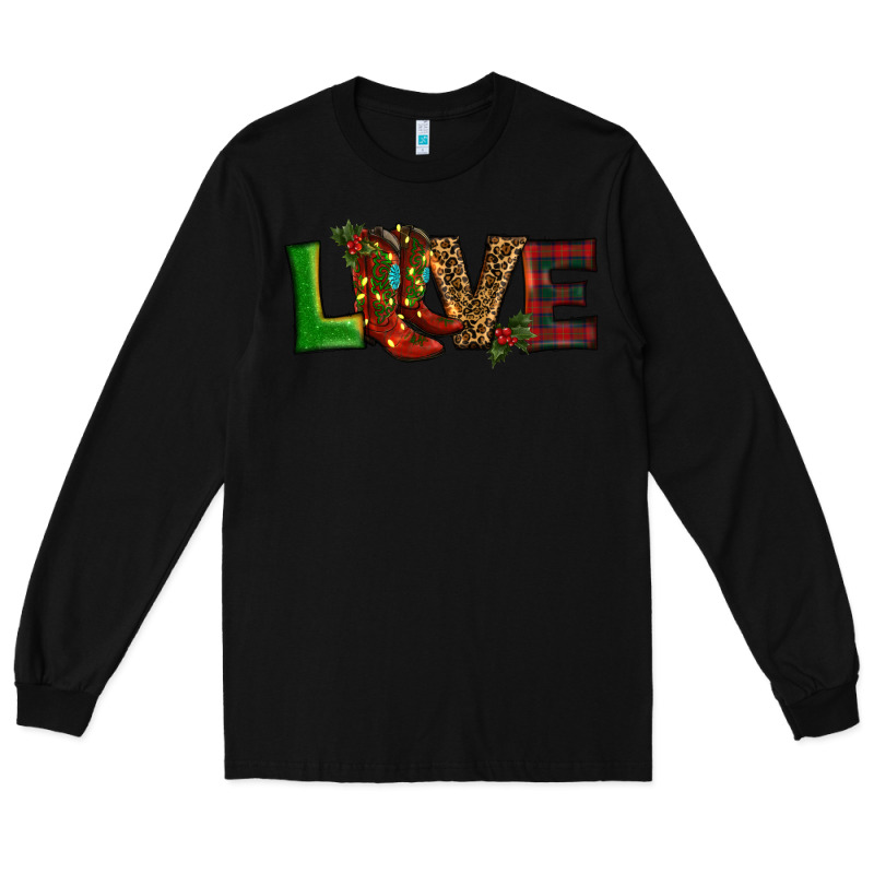 Christmas Boots Love Long Sleeve Tee by RanaPortraitStore | Teevron