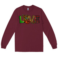 Burgundy Christmas boots love Long Sleeve Tee - RanaPortraitStore