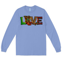 Colony Blue Christmas boots love Long Sleeve Tee - RanaPortraitStore