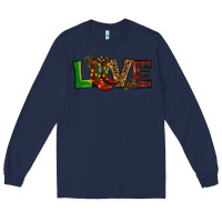 Navy Christmas boots love Long Sleeve Tee - RanaPortraitStore