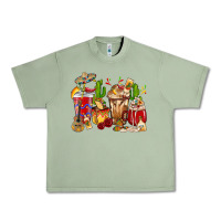 Oil Green Cino De Mayo coffee cups Mexico Urban Heavy Tee - HowdyJamesFarm