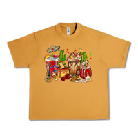 Peanut Butter Cino De Mayo coffee cups Mexico Urban Heavy Tee - HowdyJamesFarm