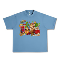 Pebble Blue Cino De Mayo coffee cups Mexico Urban Heavy Tee - HowdyJamesFarm
