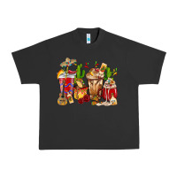 Pigment Black Cino De Mayo coffee cups Mexico Urban Heavy Tee - HowdyJamesFarm