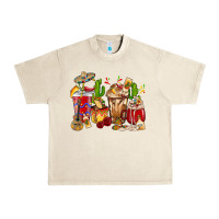 Sandshell Cino De Mayo coffee cups Mexico Urban Heavy Tee - HowdyJamesFarm