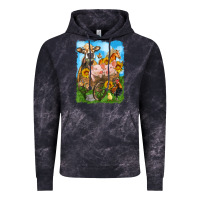 Cloud Black farm animals wagon olivia Vintage Hoodie - OliviaCreatesArt