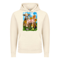 Vintage Artic farm animals wagon olivia Vintage Hoodie - OliviaCreatesArt