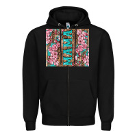 Black cherry blossoms mama tumbler Zipper Hoodie - Artiststas