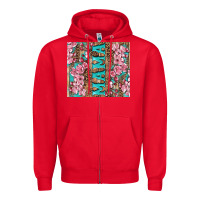 Red cherry blossoms mama tumbler Zipper Hoodie - Artiststas