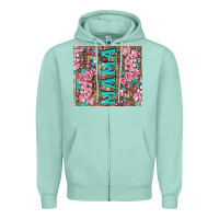 Seafoam cherry blossoms mama tumbler Zipper Hoodie - Artiststas