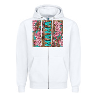 White cherry blossoms mama tumbler Zipper Hoodie - Artiststas